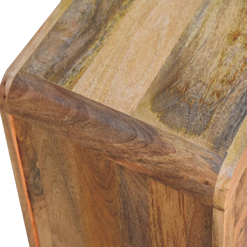 Aspen Mango Wood 3 Drawer Bedside Table