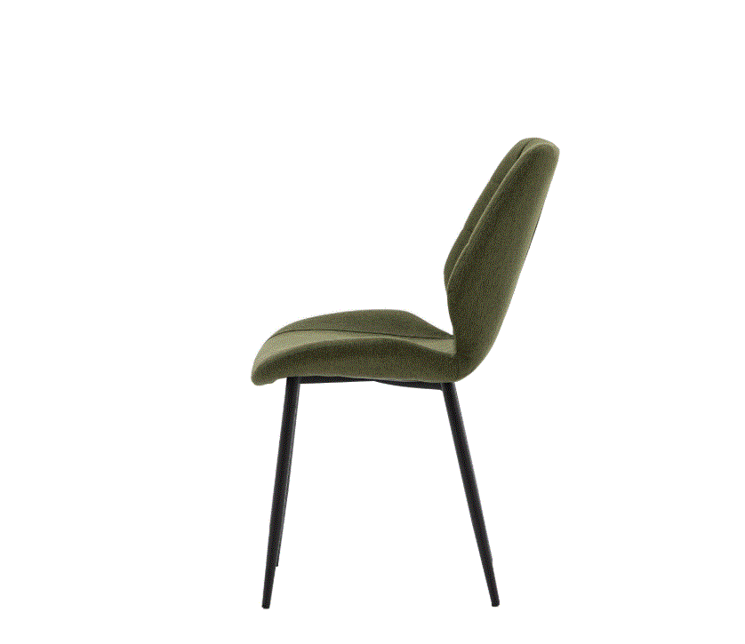 Marlow Green Fabric Dining Chair (set of 2)