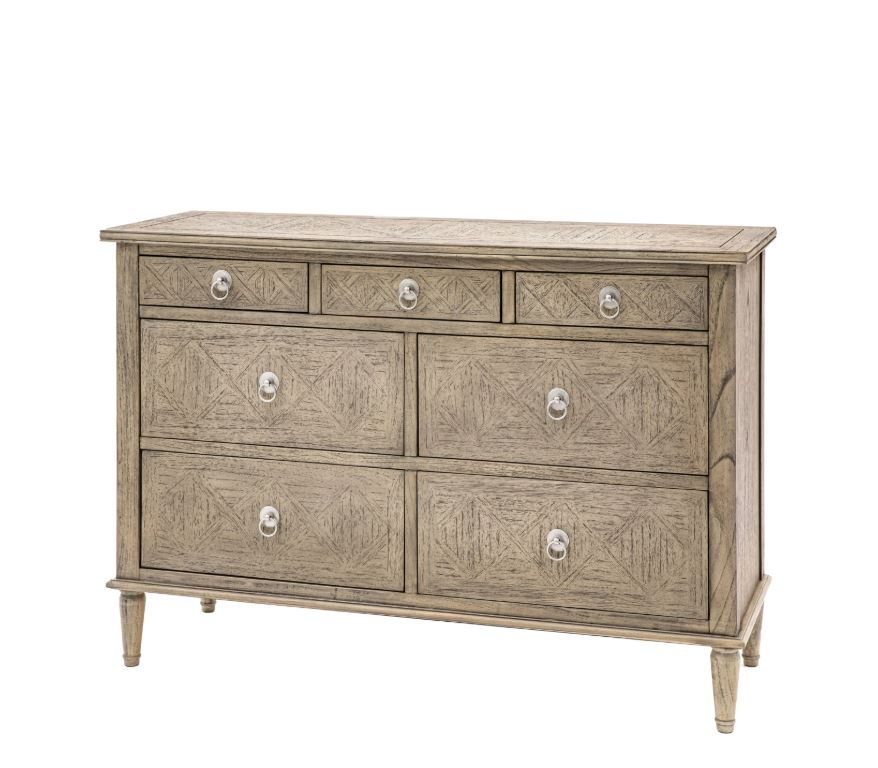 Levine Natural Mindy Ash 7 Drawer Chest