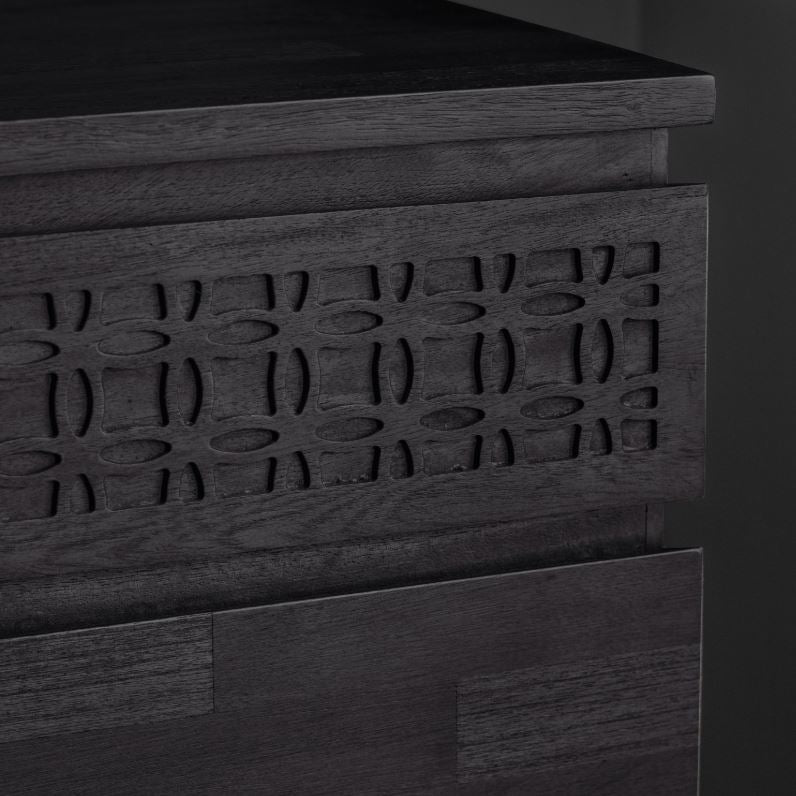 Toledo Charcoal Matte 4-Drawer Chest