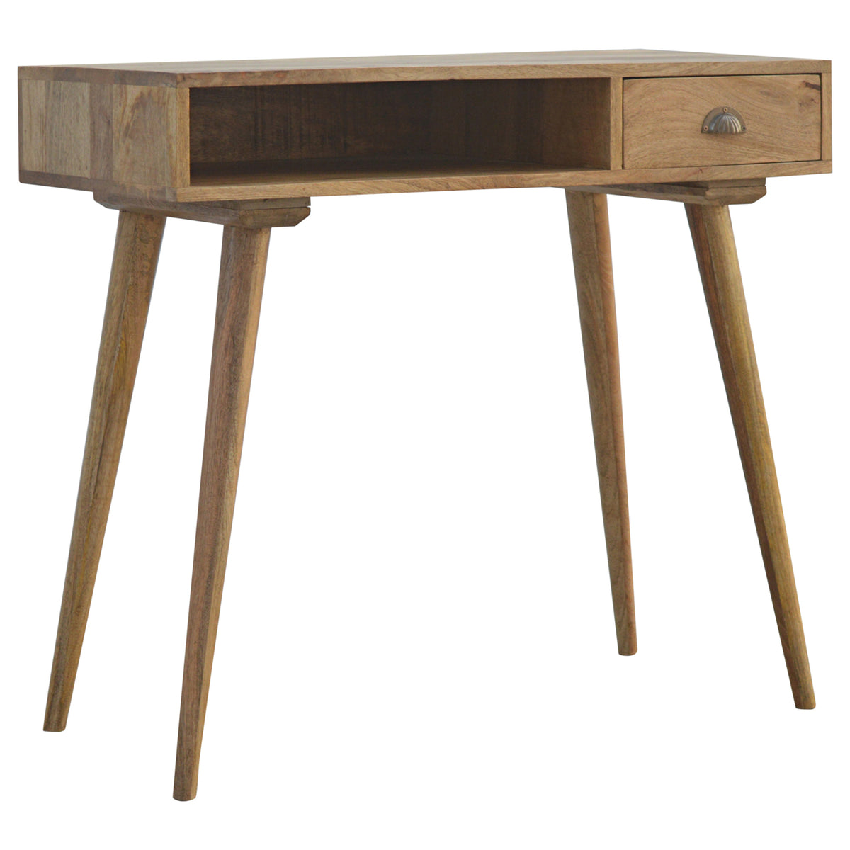 Nordic Open Slot Mango Wood Desk