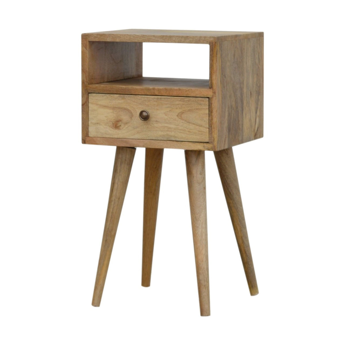 Mini 1 Drawer Mango Wood Bedside Table