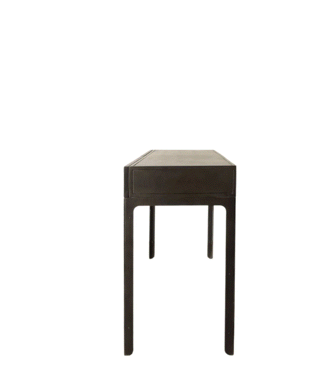 Otton Dark Grey 2 Wooden Drawer Desk