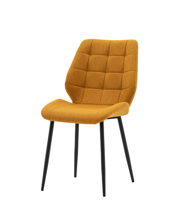 Marlow Mustard Fabric Dining Chair (set of 2)