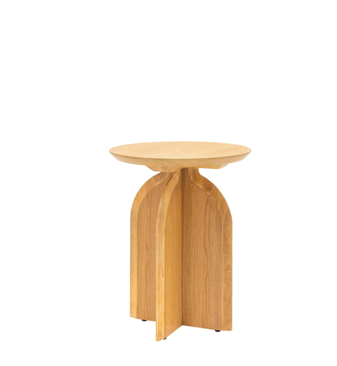 Gordo Natural Wooden Side Table
