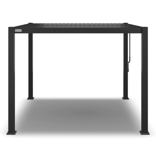 Coral 3x3m Pergoal with Drop Sides & LED Lighting- Grey Frame