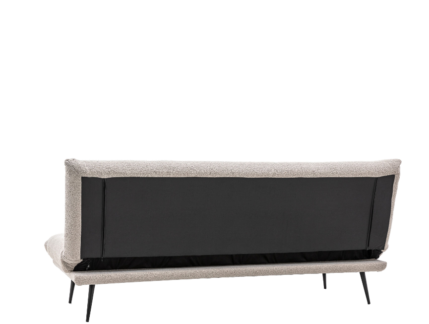 Durban Plush Sofa Bed in Light Grey