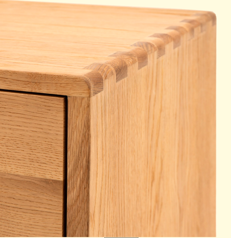 Critchlow 5 Drawer Oak Chest
