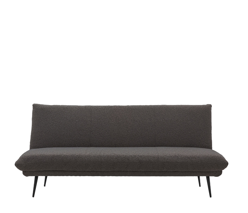 Durban Plush Sofa Bed in Dark Grey