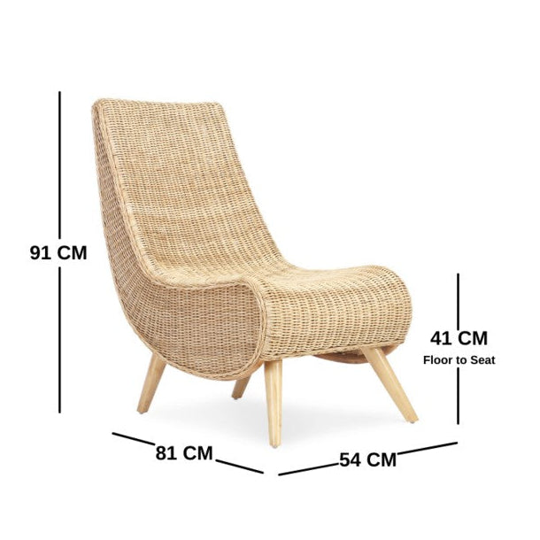 Natural Teardrop Chair