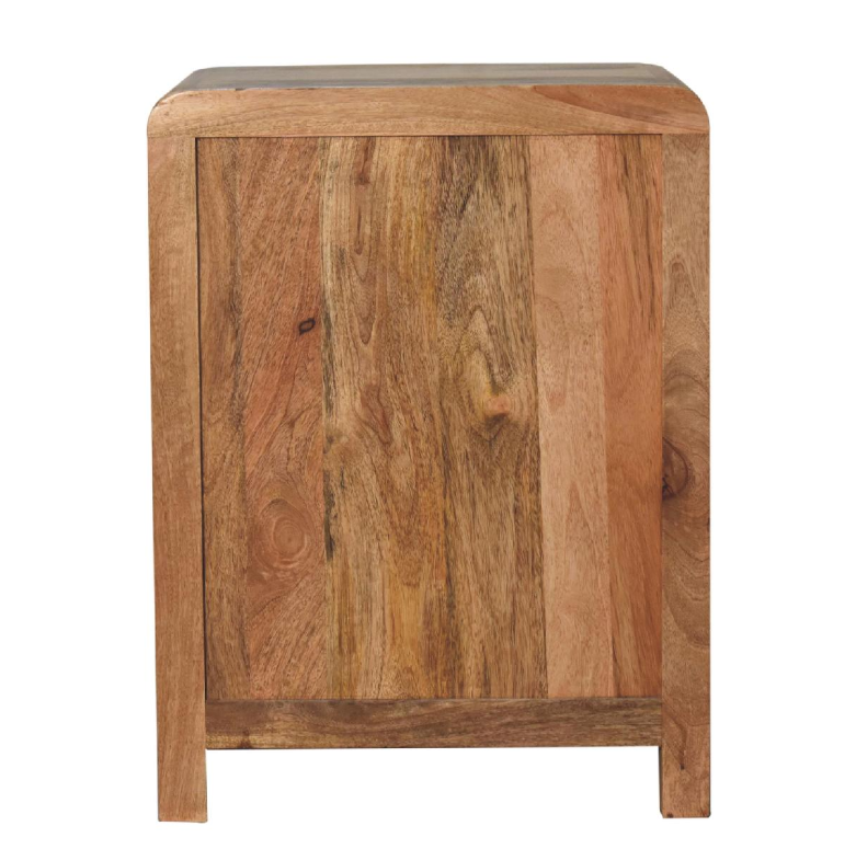 Aspen Mango Wood 3 Drawer Bedside Table