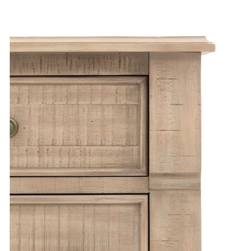 Vivo Natural Pinewood 5 Drawer Chest