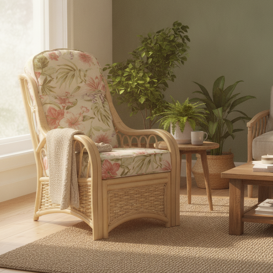 Vale Natural Wash Armchair