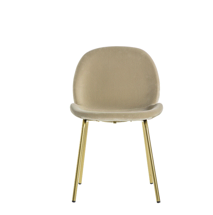 Flattino Oatmeal Dining Chair (pack of 2)