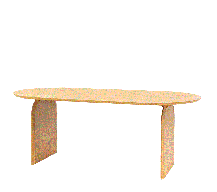 Gordo Natural Wooden Dining Table