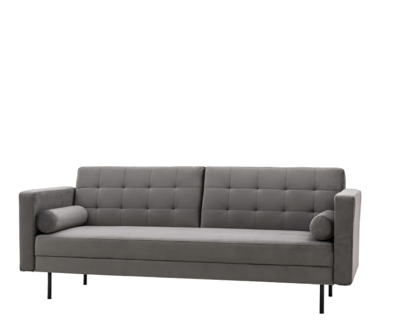 Ellerton Grey 3-Seater Sofa Bed