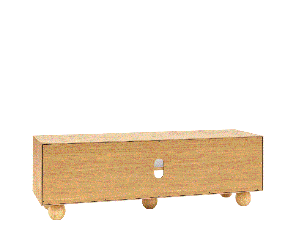 Gordo Natural Wooden Media TV Unit