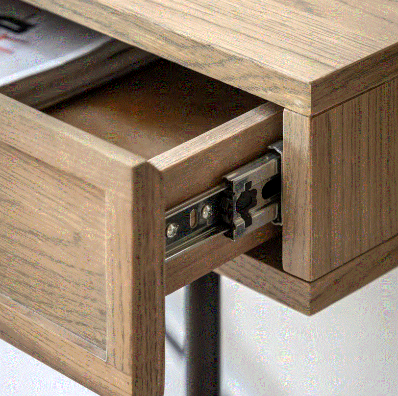 Pietro Oak 2 Drawer Console Table