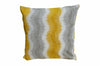 Wave Mustard Scatter Cushion (17" x 17")