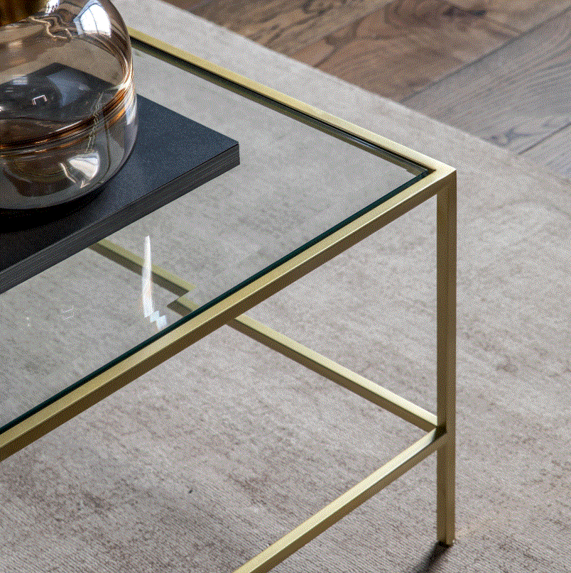 Rothwell Gold Iron Coffee Table