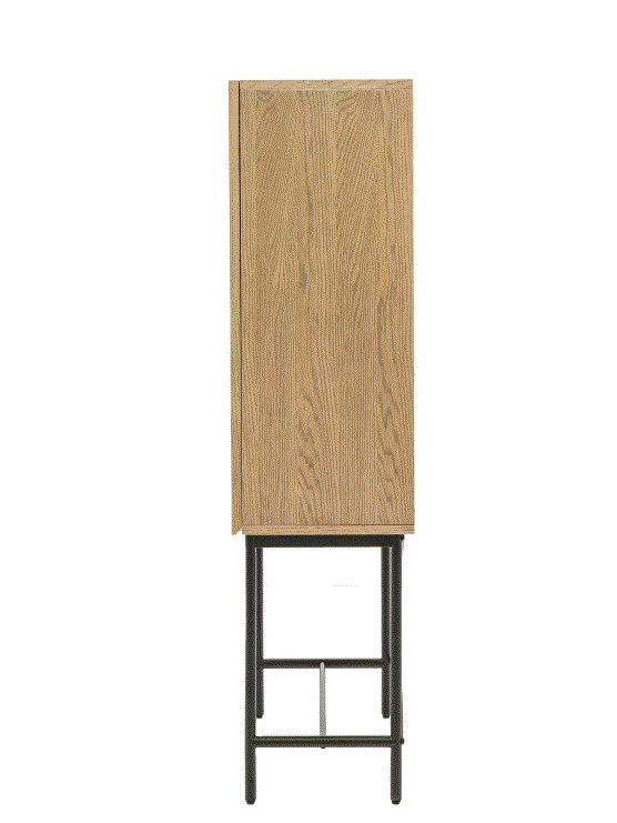 Pietro Oak 2 Door Cocktail Cabinet
