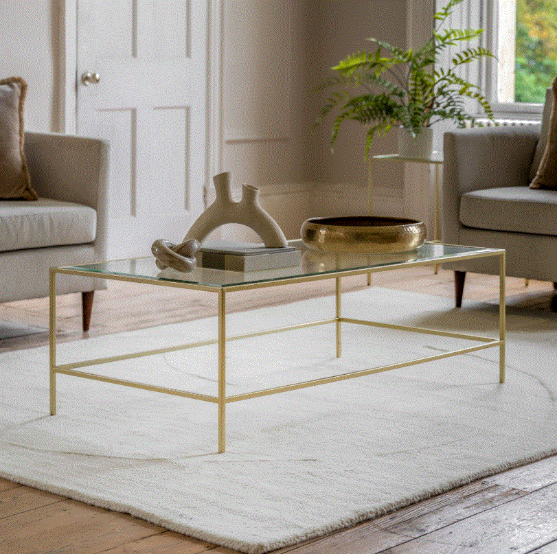 Rothwell Gold Iron Coffee Table