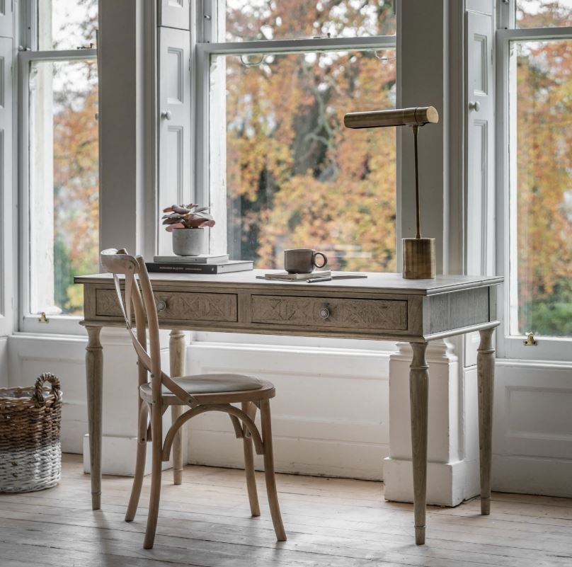 Musu Wooden 2 Drawer Desk