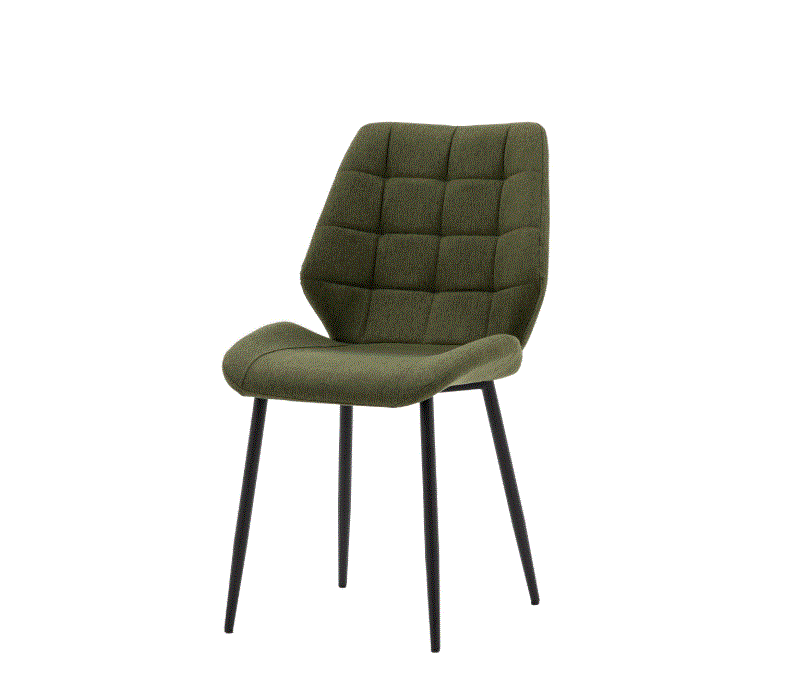 Marlow Green Fabric Dining Chair (set of 2)