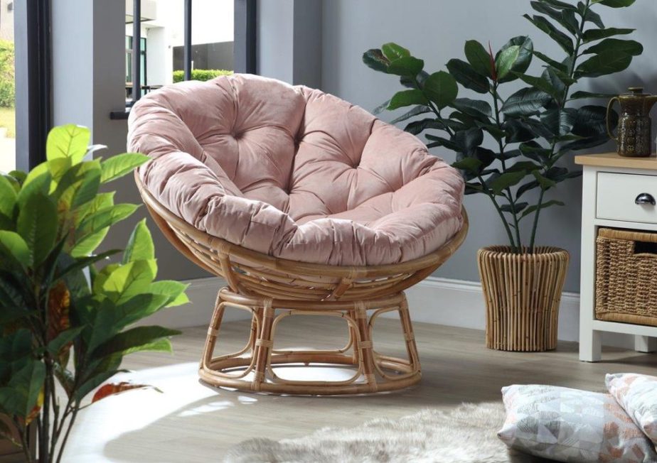 Natural Rattan Papasan Chair