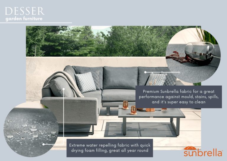 Aruba Patio Corner Sofa Set