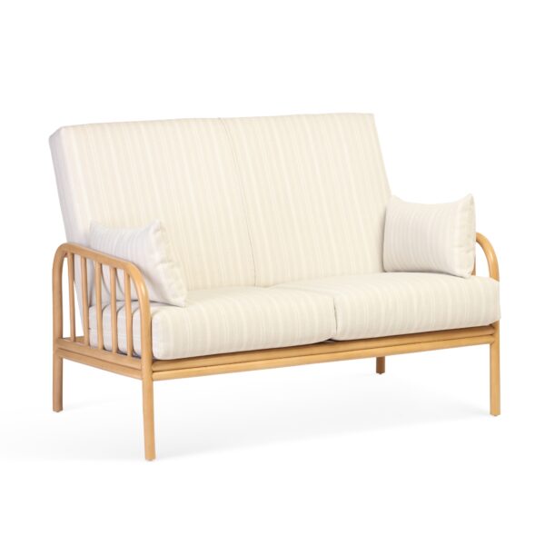 aspen light oak 2 seater suite