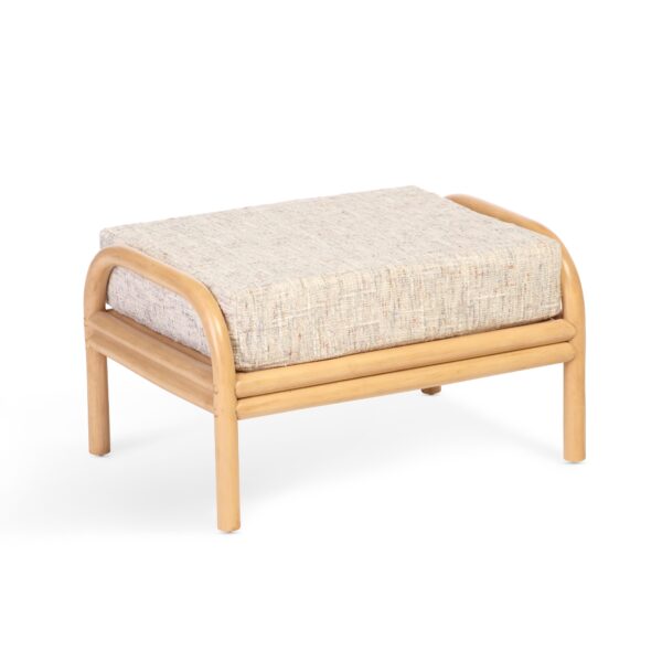 aspen light oak footstool