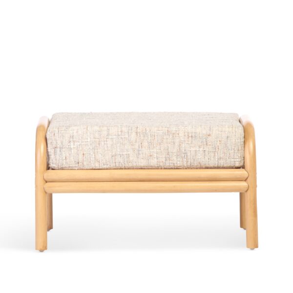 aspen light oak footstool