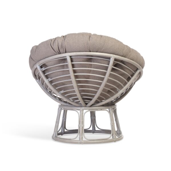 papasan grey chair in slate