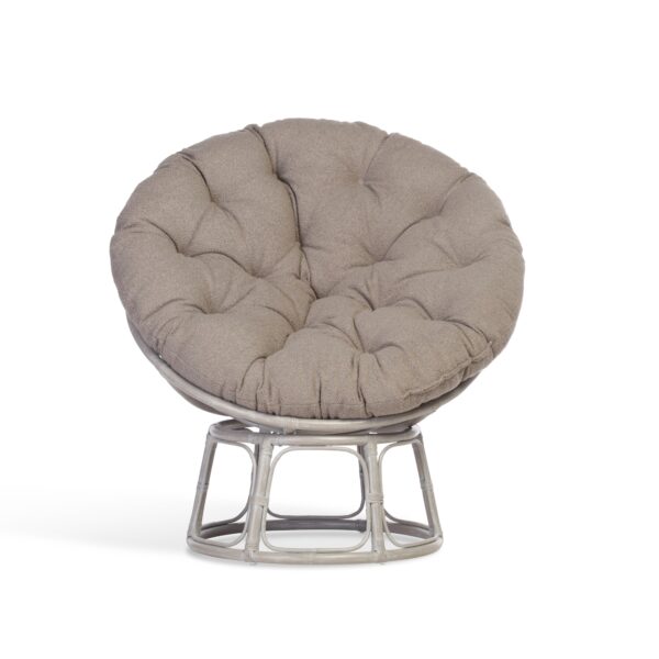 papasan grey chair in slate