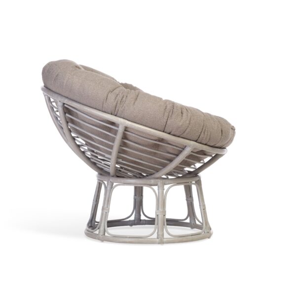 papasan grey chair in slate