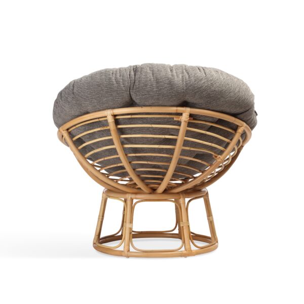 papasan natural chair in slate